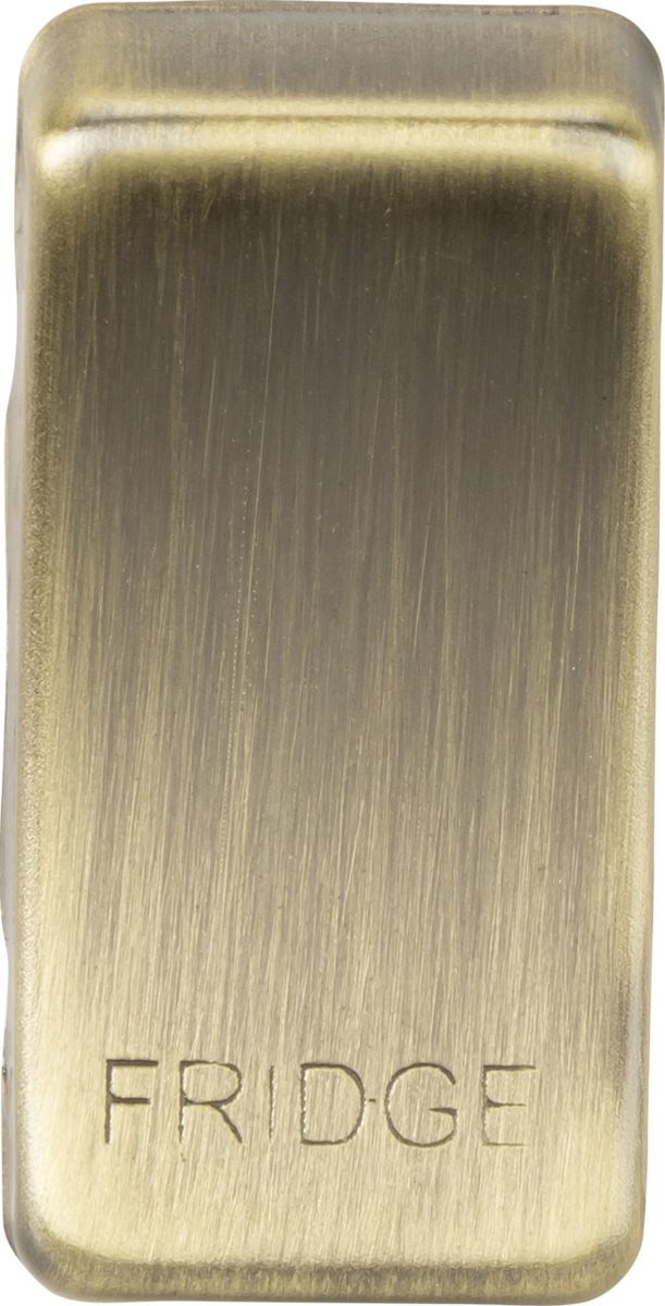 Knightsbridge GDFRIDGEAB Fridge Rocker Cap Antique Brass