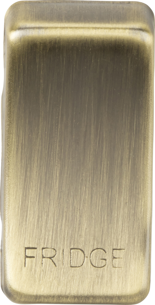 Knightsbridge GDFRIDGEAB Fridge Rocker Cap Antique Brass