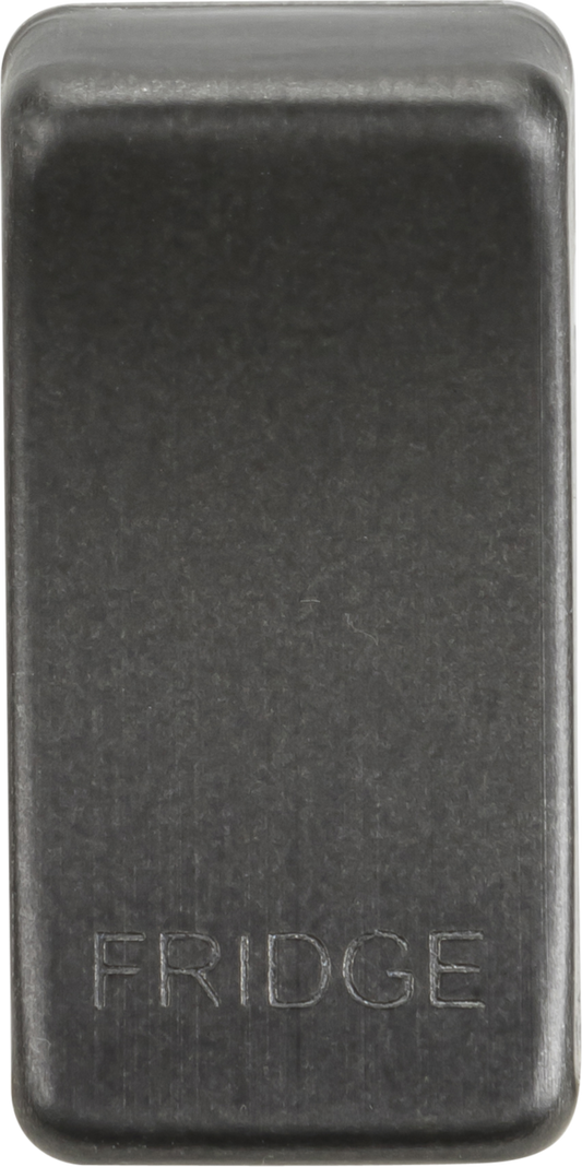 Knightsbridge GDFRIDGESB Fridge Rocker Cap Black Nickel