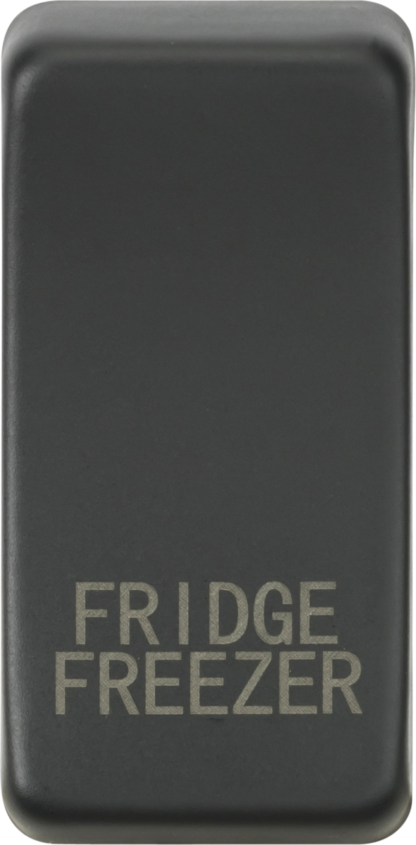 Knightsbridge GDFRIDAT Fridge Freezer Rocker Cap Anthracite