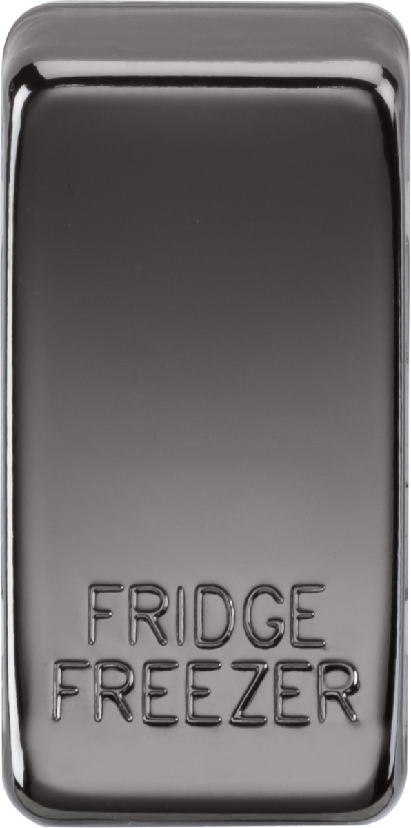 Knightsbridge GDFRIDBN Fridge Freezer Rocker Cap Black Nickel