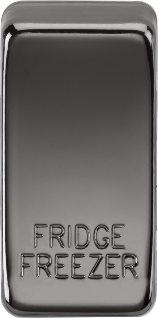 Knightsbridge GDFRIDBN Fridge Freezer Rocker Cap Black Nickel