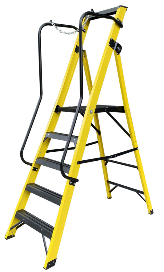 Deligo FSL5 5 Tread Fibreglass Step Ladder