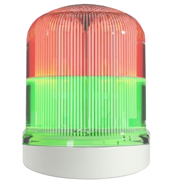 Switchtec FSLR-LTSG Sirena FSLR Multi Colour Multifunction LED Beacon with Shallow Base 12-24V AC/DC IP66