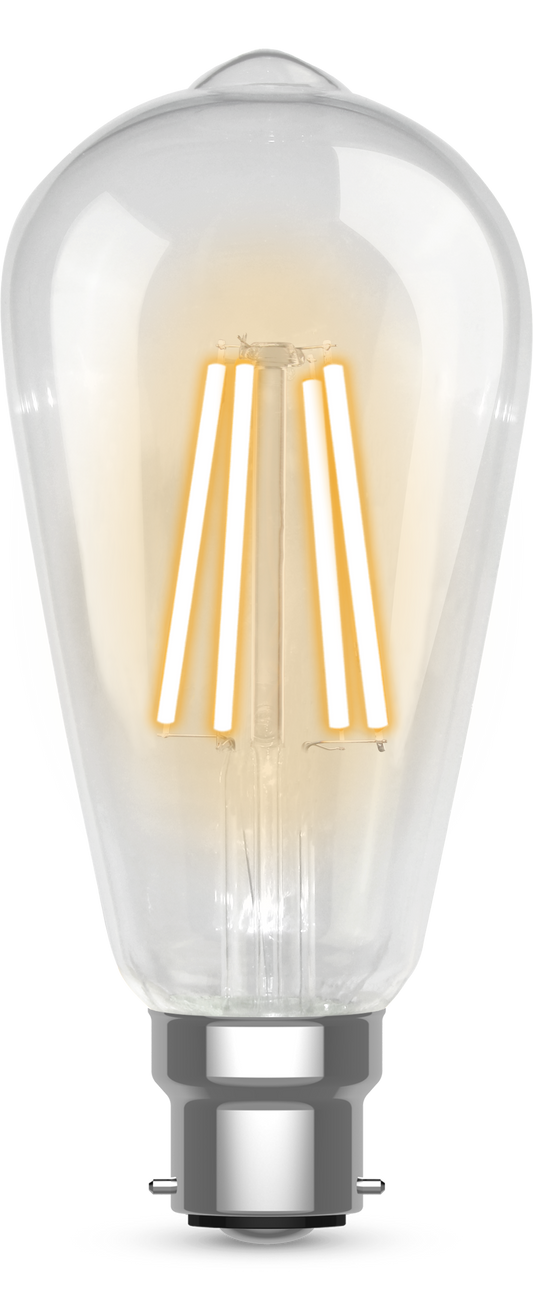 Kosnic FST4.2D-BC27 4.2W BC Clear Dimmable LED ST64 2700K