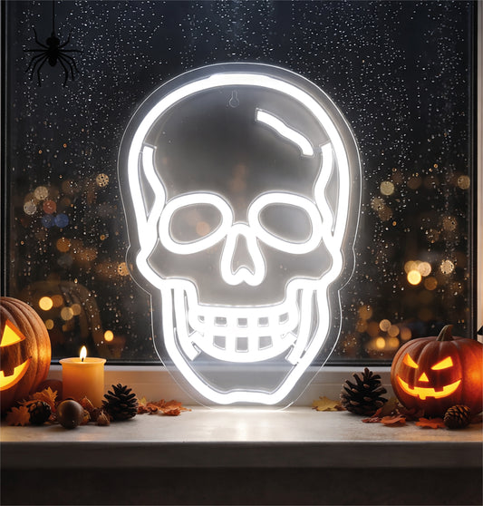 FXLAB FX1006 33cm LED Neon Halloween Skull Silhouette (USB)