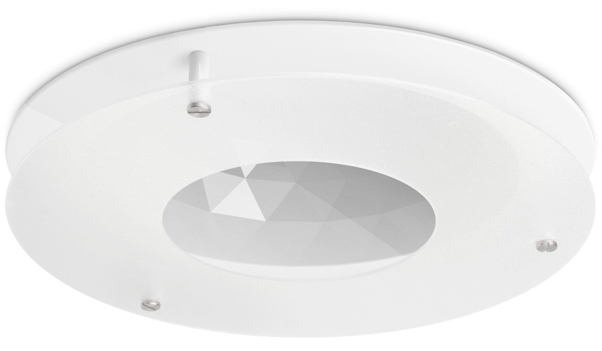 Kosnic FAC2AG-CLR Faceta 8'' Clear Frosted Diffuser