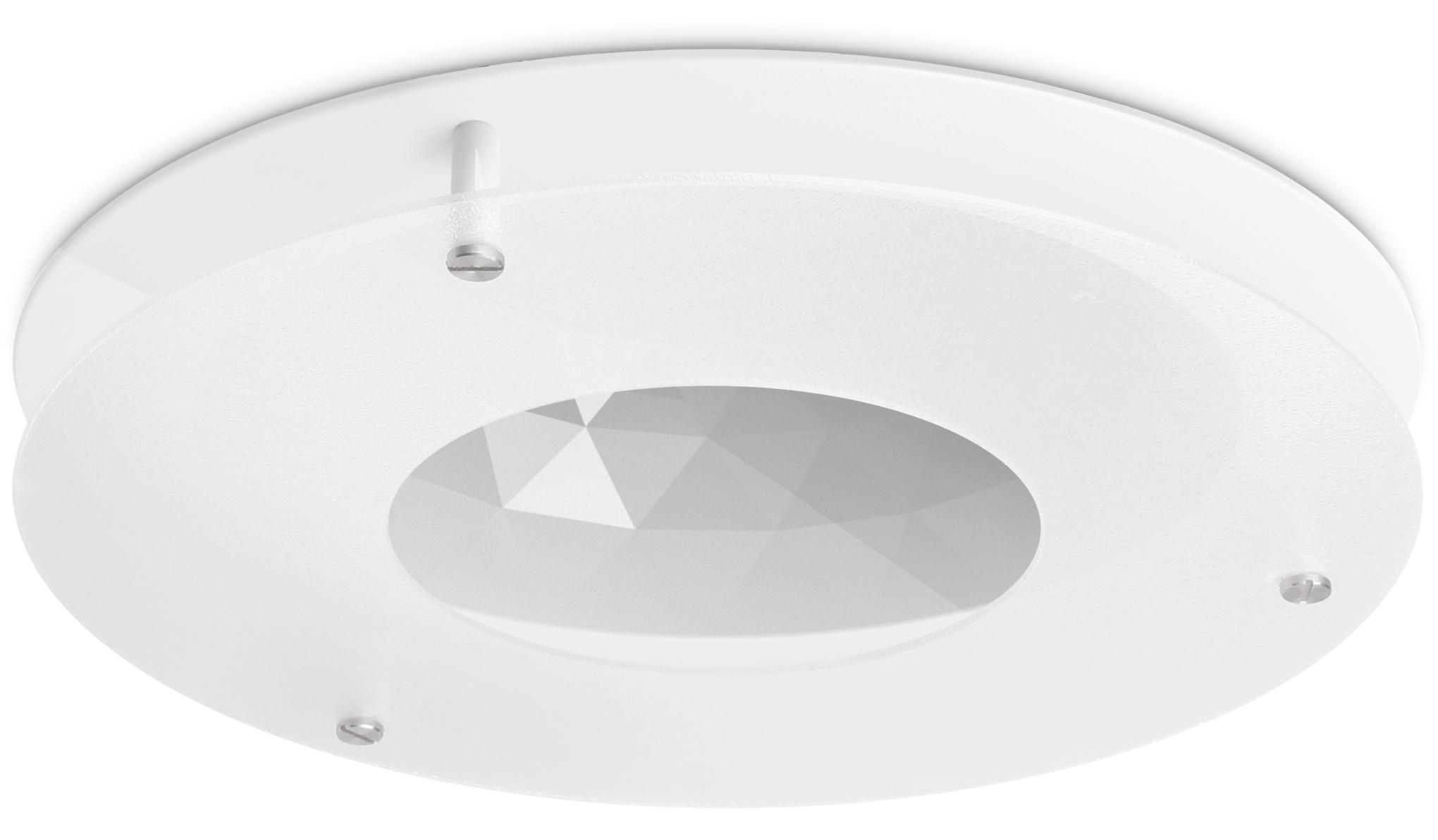 Kosnic FAC2AG-CLR Faceta 8'' Clear Frosted Diffuser