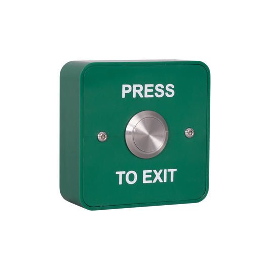 RGL G-EBSS02/PTE Vandal Resistant 'Press To Exit' Button Green
