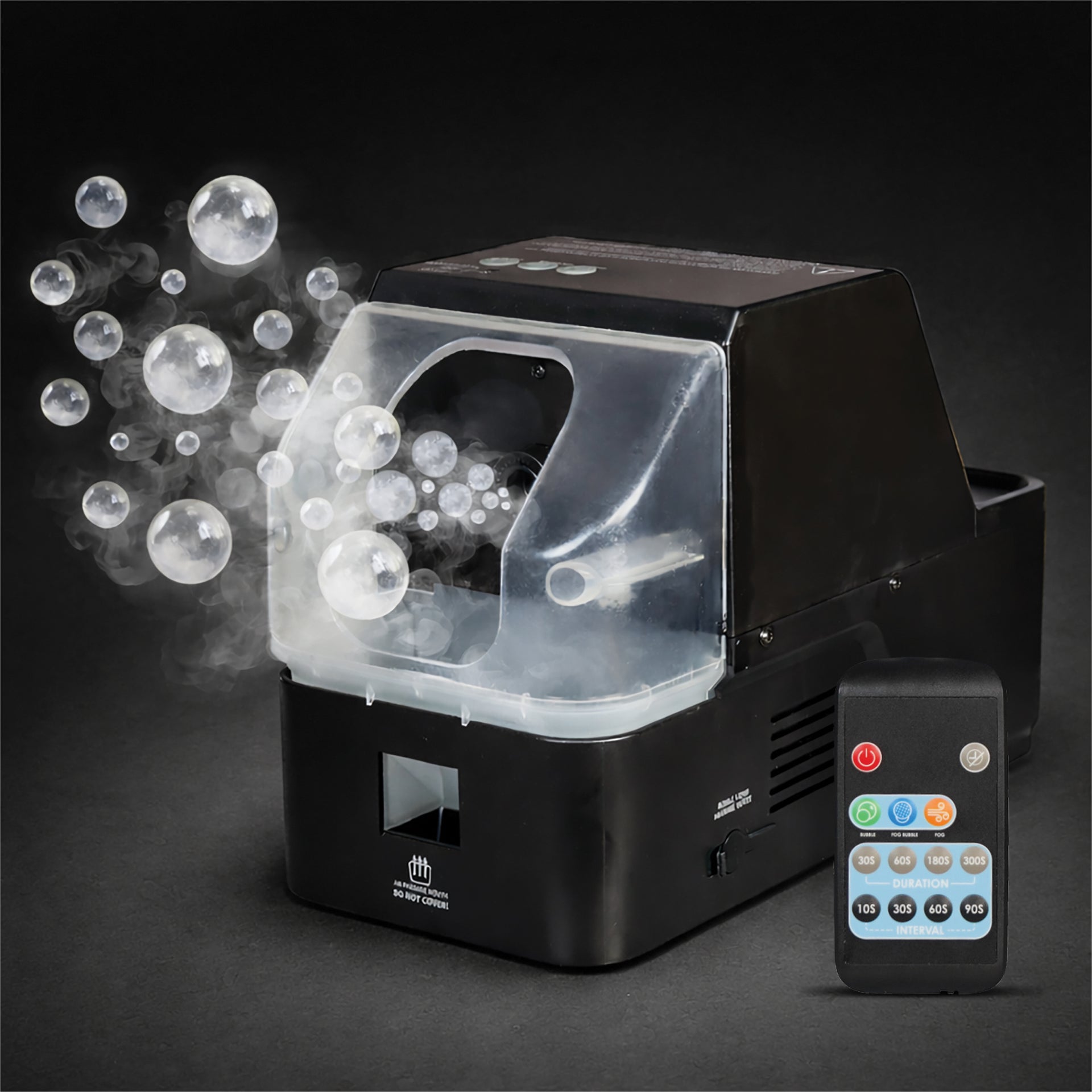 FXLAB G002GP Fog Bubble Machine with Remote Control