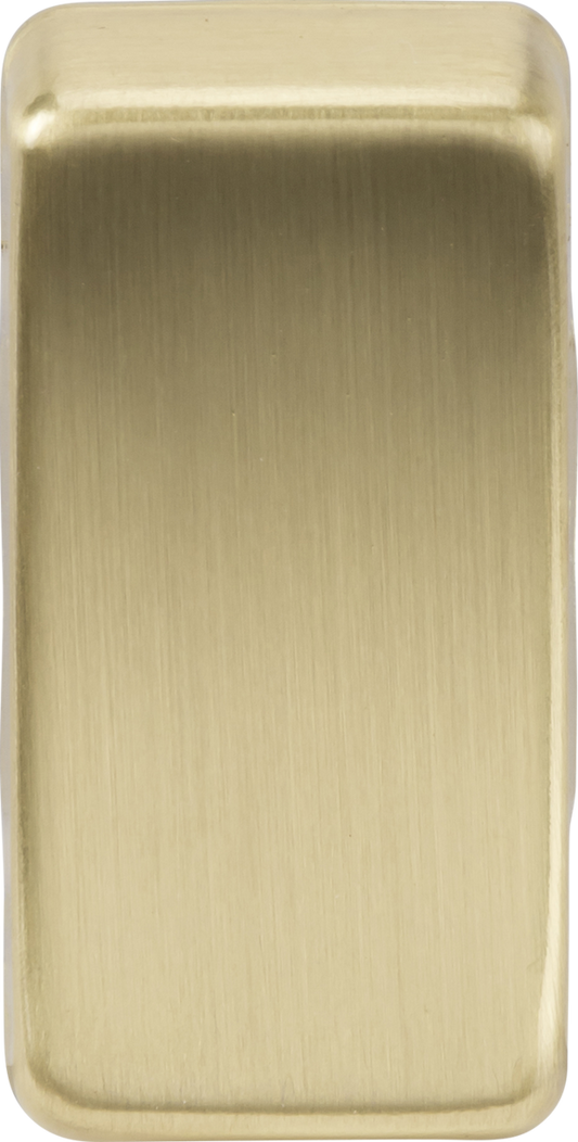 Knightsbridge GDBLANKBB Blank Rocker Cap Brushed Brass