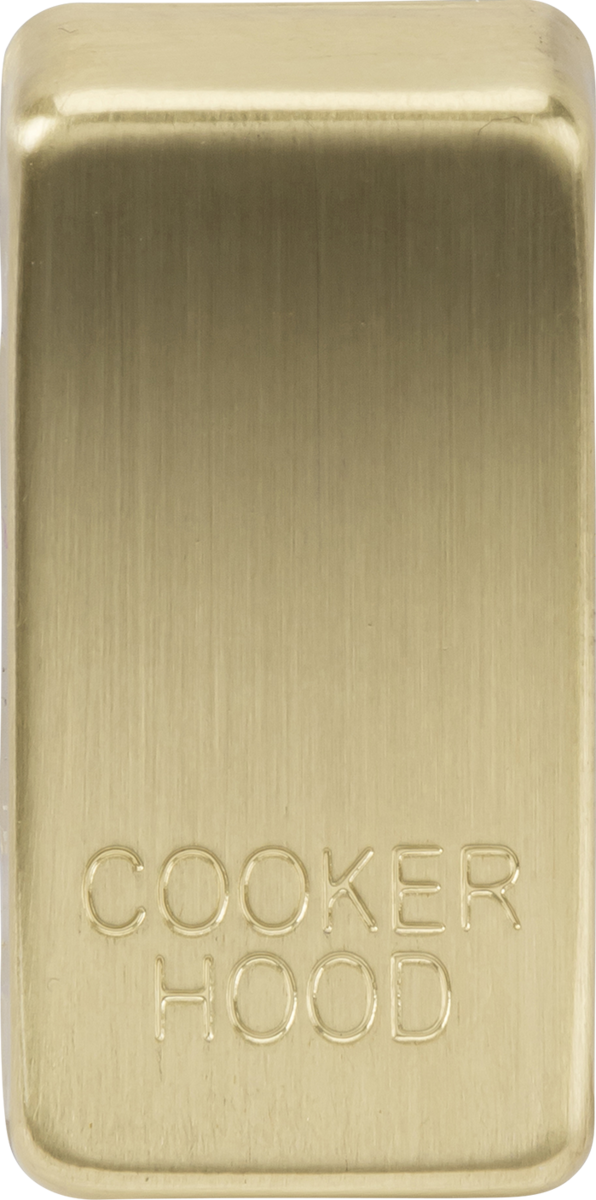 Knightsbridge GDCOOKBB Cooker Hood Rocker Cap Brushed Brass