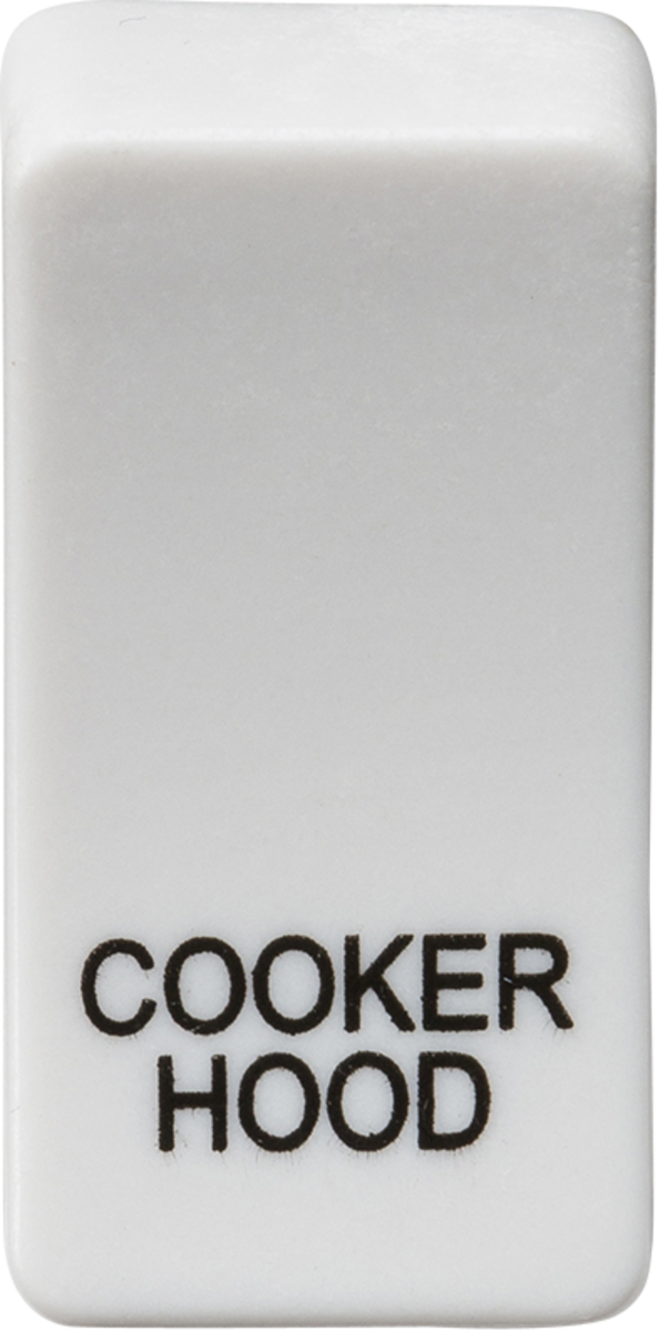Knightsbridge GDCOOKU Cooker Hood Rocker Cap White