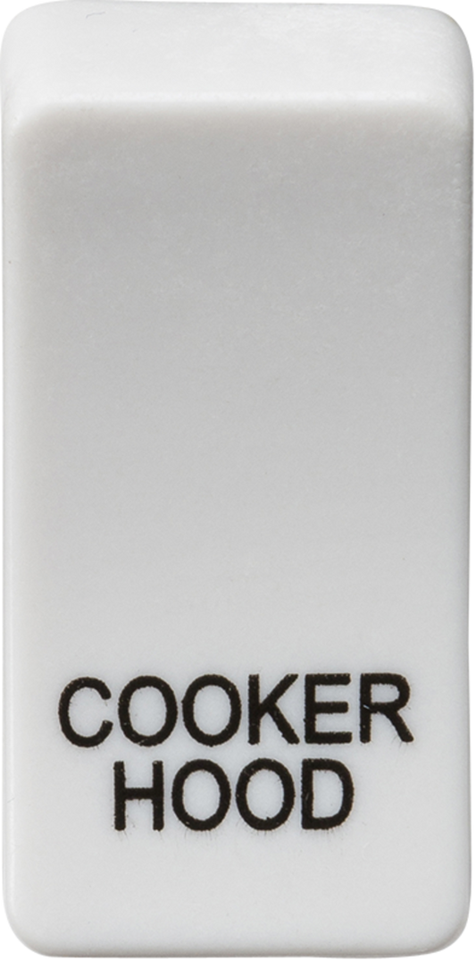 Knightsbridge GDCOOKU Cooker Hood Rocker Cap White