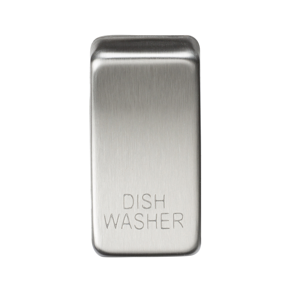 Knightsbridge GDDISHBC Dishwasher Rocker Cap Brushed Chrome