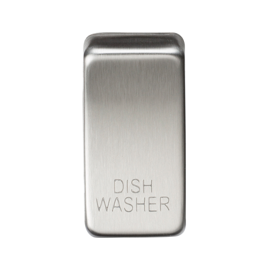 Knightsbridge GDDISHBC Dishwasher Rocker Cap Brushed Chrome