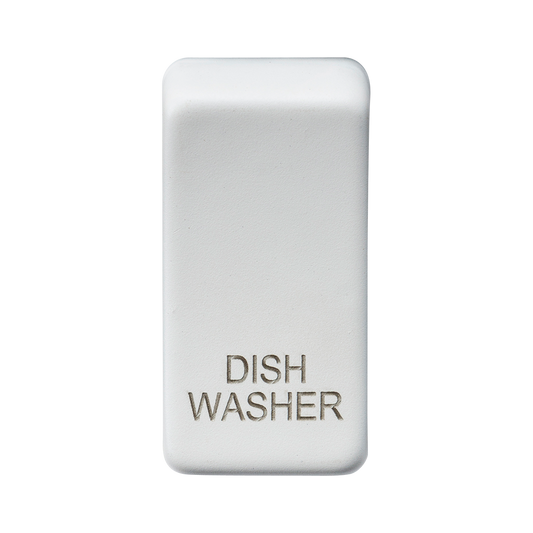 Knightsbridge GDDISHMW Dishwasher Rocker Cap Matt White