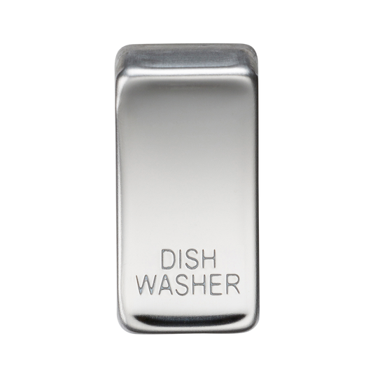 Knightsbridge GDDISHPC Dishwasher Rocker Cap Polished Chrome