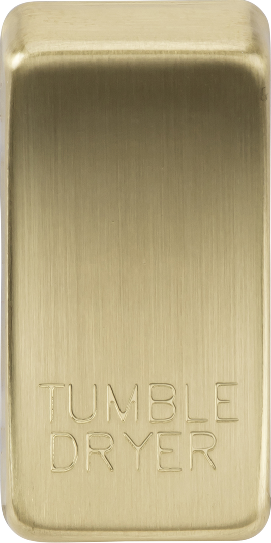 Knightsbridge GDDRYBB Tumble Dryer Rocker Cap Brushed Brass