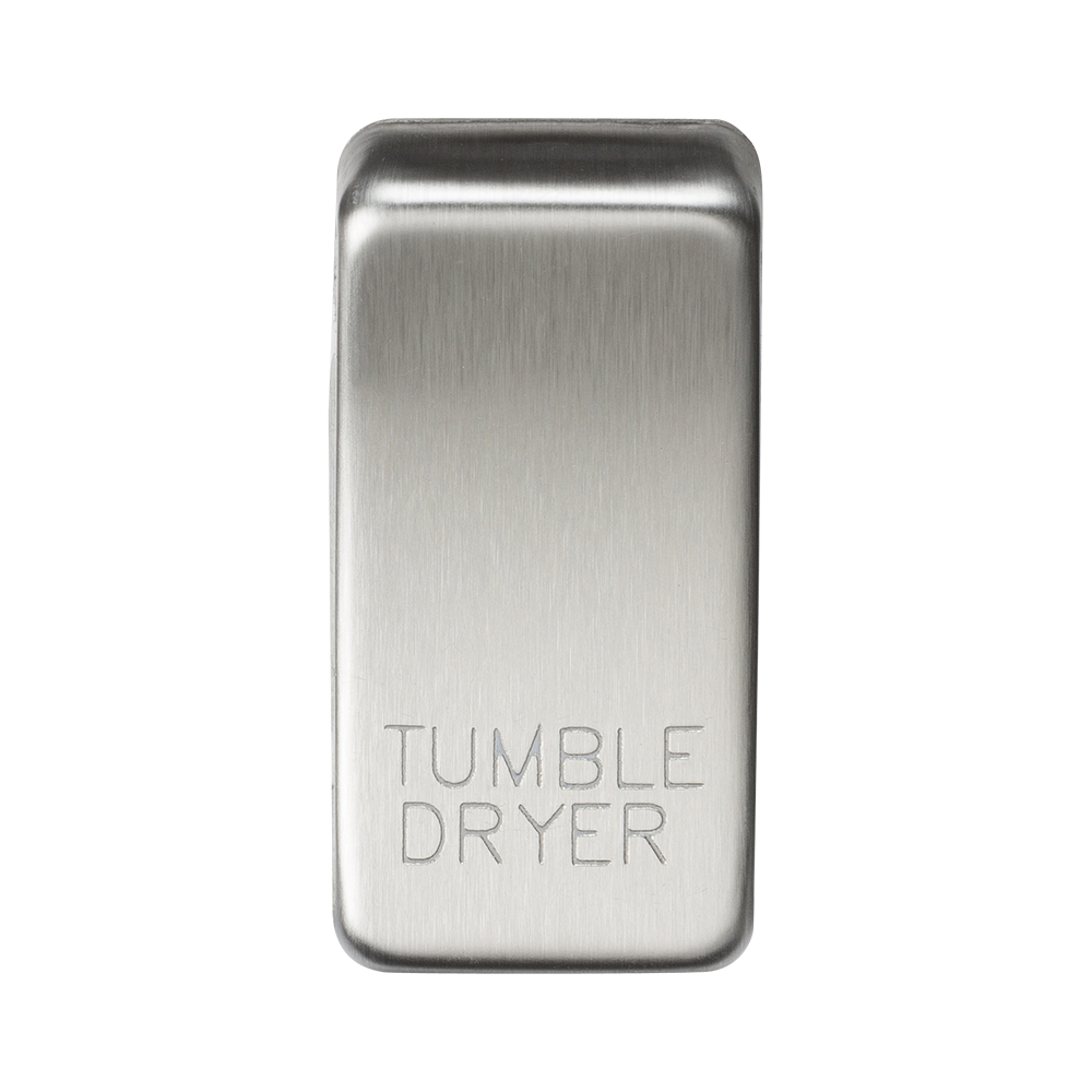 Knightsbridge GDDRYBC Tumble Dryer Rocker Cap Brushed Chrome