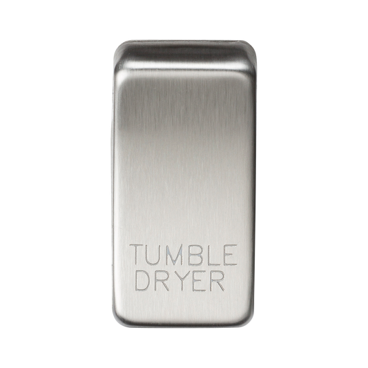 Knightsbridge GDDRYBC Tumble Dryer Rocker Cap Brushed Chrome