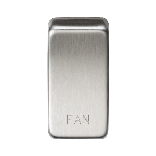 Knightsbridge GDFANBC Fan Rocker Cap Brushed Chrome