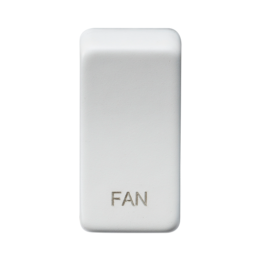 Knightsbridge GDFANMW Fan Rocker Cap Matt White
