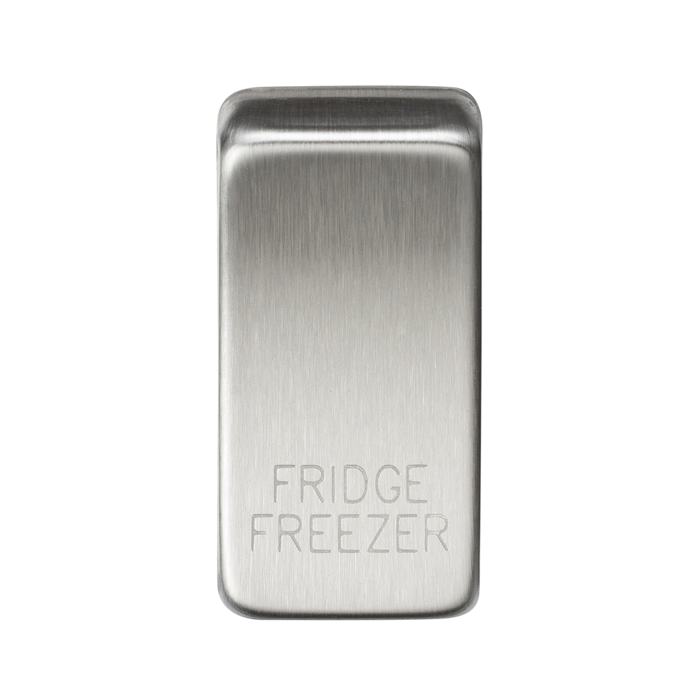 Knightsbridge GDFRIDBC Fridge Freezer Rocker Cap Brushed Chrome