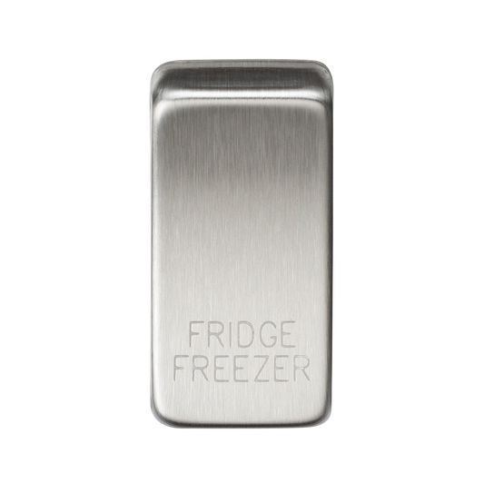 Knightsbridge GDFRIDBC Fridge Freezer Rocker Cap Brushed Chrome