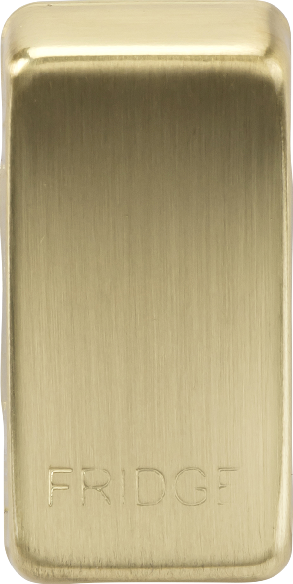 Knightsbridge GDFRIDGEBB Fridge Rocker Cap Brushed Brass