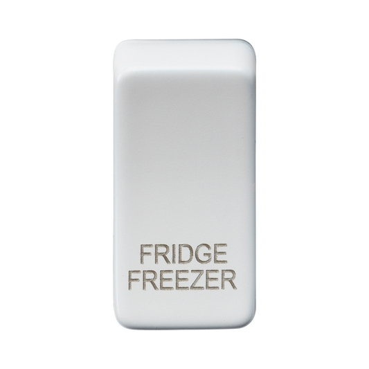 Knightsbridge GDFRIDMW Fridge Freezer Rocker Cap Matt White