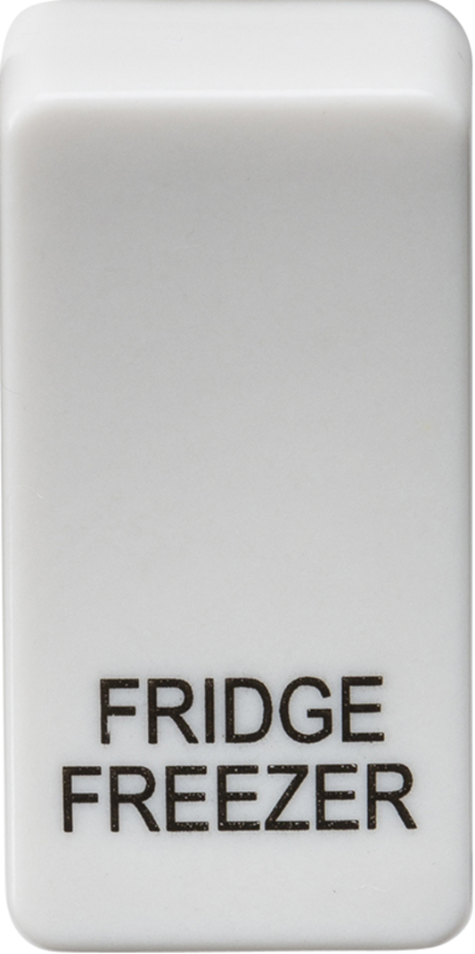 Knightsbridge GDFRIDU Fridge Freezer Rocker Cap White