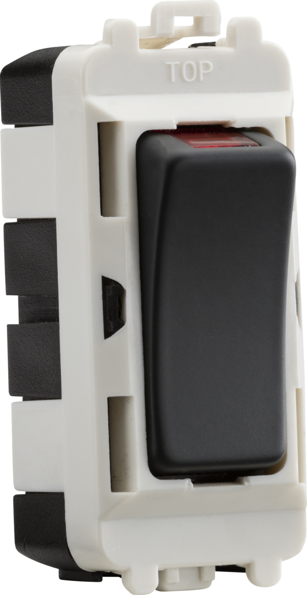 Knightsbridge GDM003AT 20A DP+N Grid Switch Module Anthracite