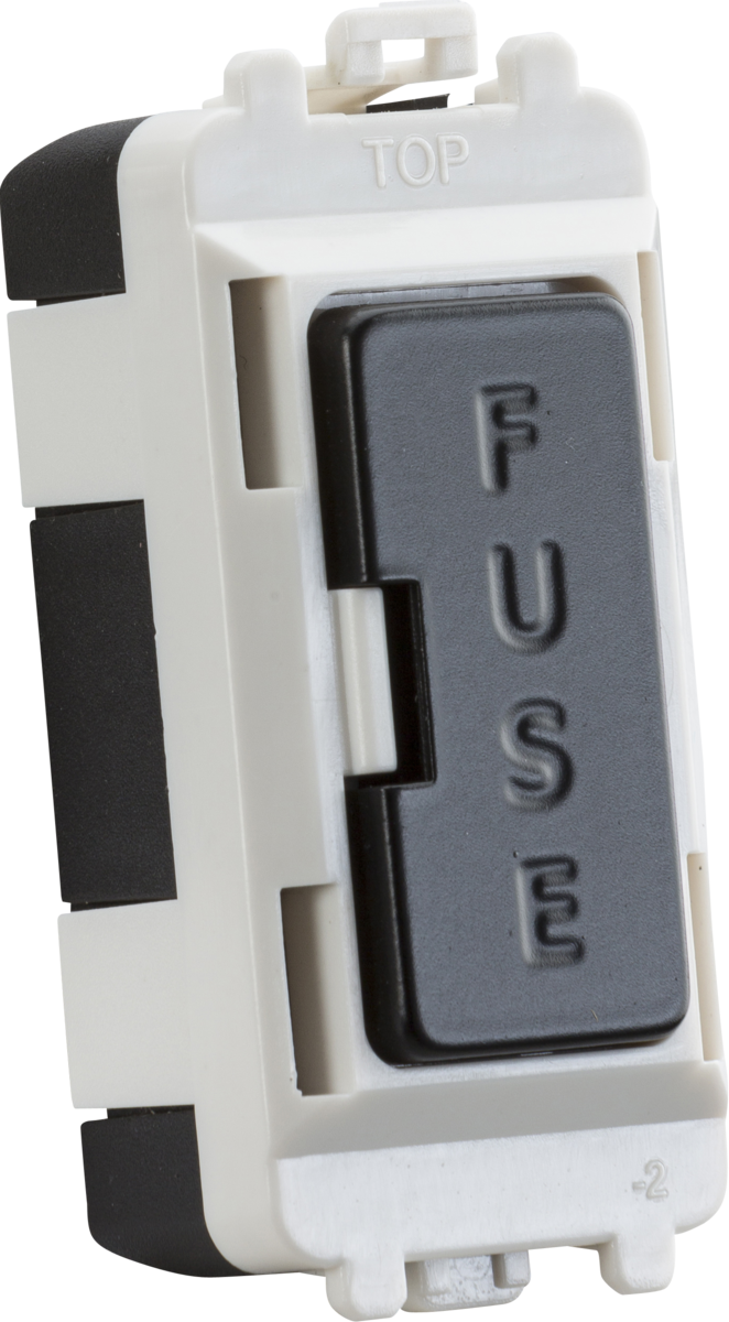 Knightsbridge GDM011MB 13A Fuse Holder Grid Module Matt Black