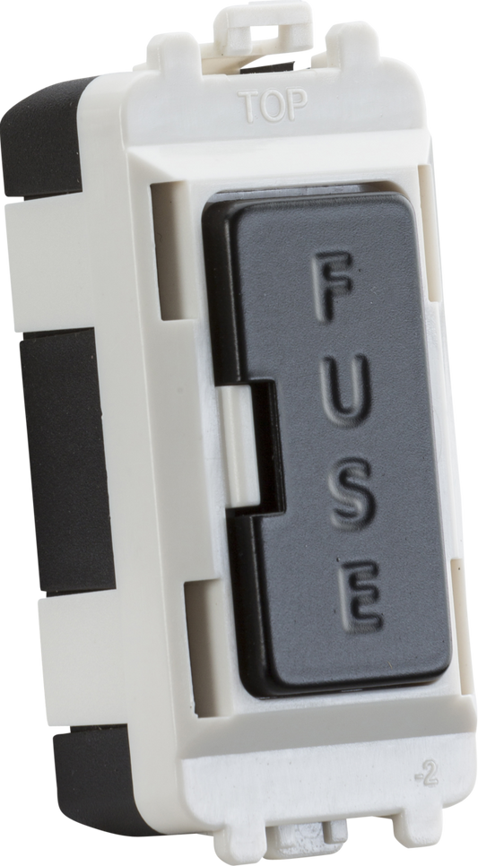 Knightsbridge GDM011MB 13A Fuse Holder Grid Module Matt Black