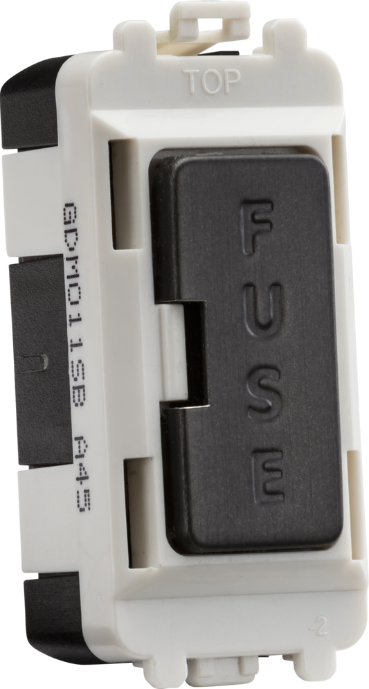 Knightsbridge GDM011SB 13A Fuse Holder Grid Module Smoked Bronze