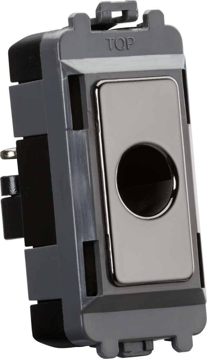 Knightsbridge GDM012BN 10mm Flex Outlet Module Black Nickel