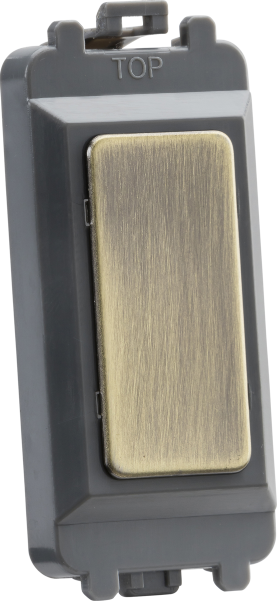 Knightsbridge GDM013AB Blank Grid Module Antique Brass