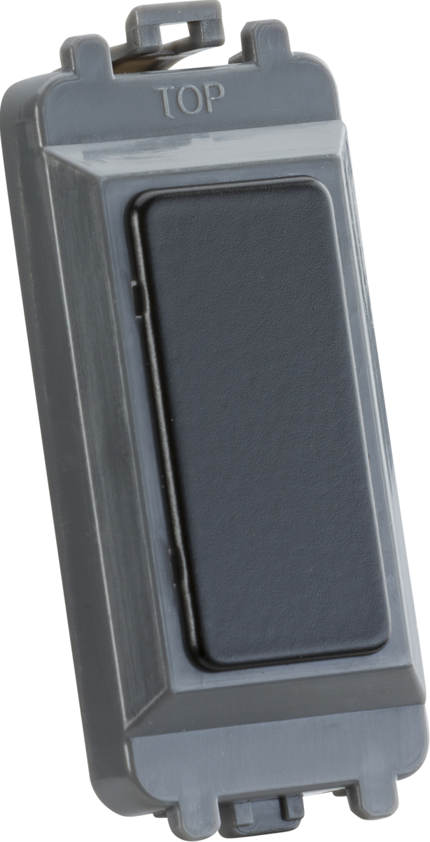 Knightsbridge GDM013MB Blank Grid Module Matt Black
