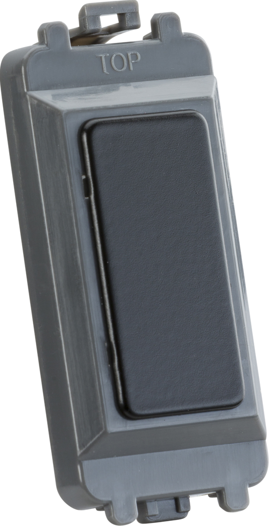 Knightsbridge GDM013MB Blank Grid Module Matt Black