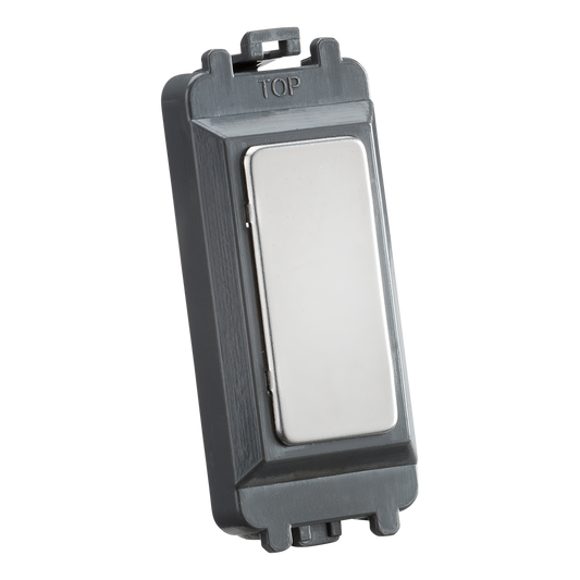 Knightsbridge GDM013PC Blank Grid Module Polished Chrome