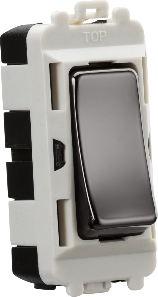 Knightsbridge GDM005BN 20A Intermediate Grid Switch Module Black Nickel
