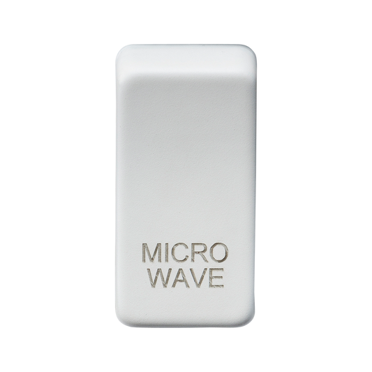 Knightsbridge GDMICROMW Microwave Rocker Cap Matt White