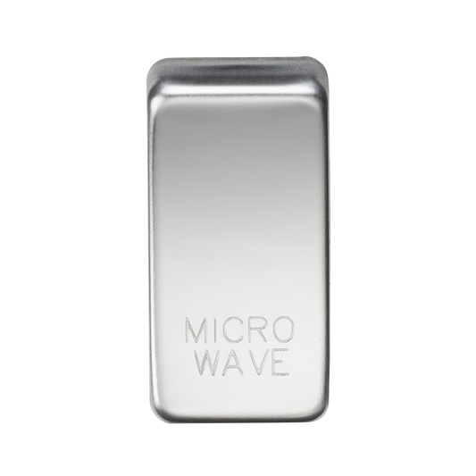 Knightsbridge GDMICROPC Microwave Rocker Cap Polished Chrome