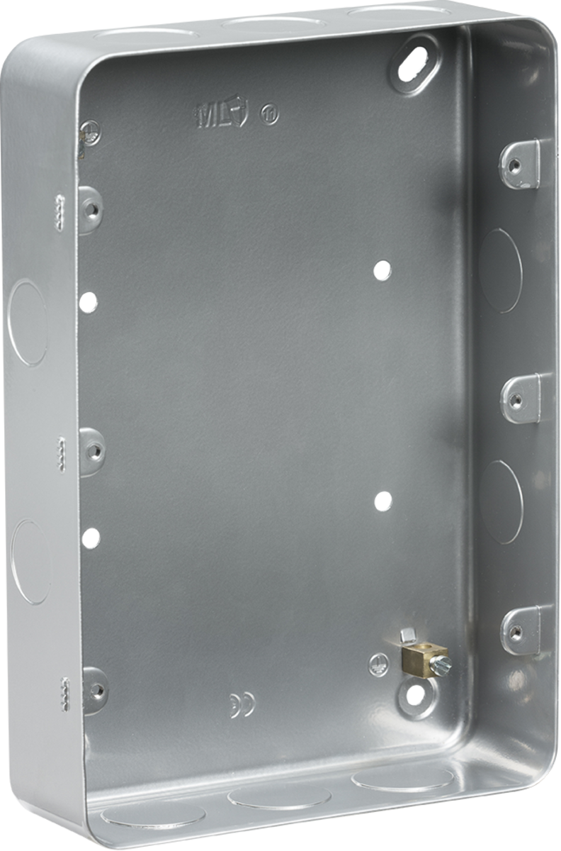 Knightsbridge GDSG912M 9-12 Gang 44mm Surface Back Box