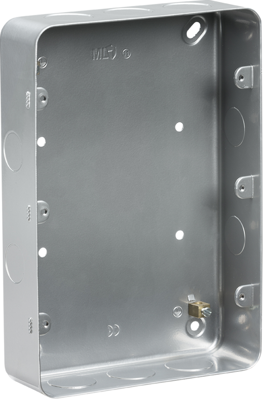 Knightsbridge GDSG912M 9-12 Gang 44mm Surface Back Box
