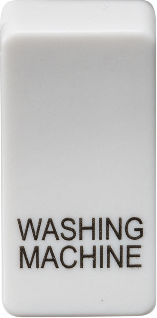 Knightsbridge GDWASHU Washing Machine Rocker Cap White