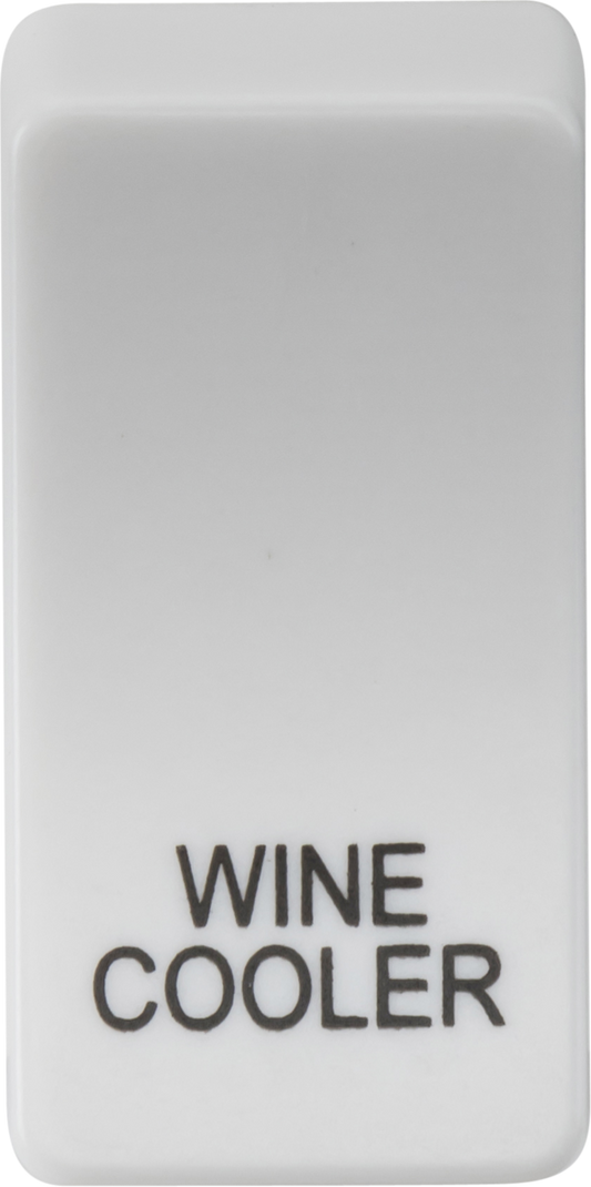 Knightsbridge GDWINEU Wine Cooler Rocker Cap White