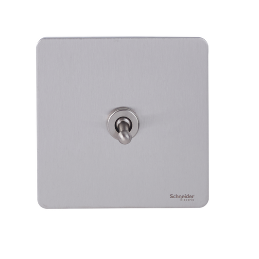 Schneider GU1412TSS 1 Gang 2 Way Toggle Switch Stainless Steel