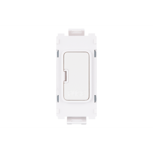 Schneider GUG13FCUWPW 13A Fuse Carrier Grid Module White Metal